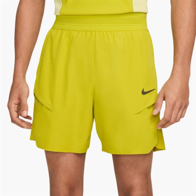 NikeCourt Slam Dri-FIT 15 cm Tenis Şortu - Sarı