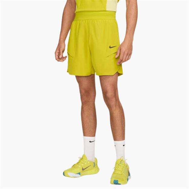 NikeCourt Slam Dri-FIT 15 cm Tenis Şortu - Sarı