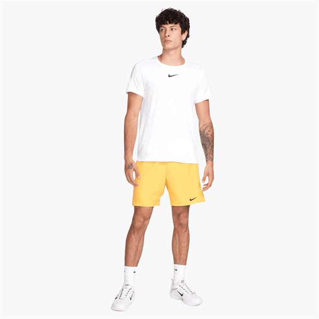 NikeCourt Dri-Fıt Victory 18 cm Tenis Şortu - Sarı