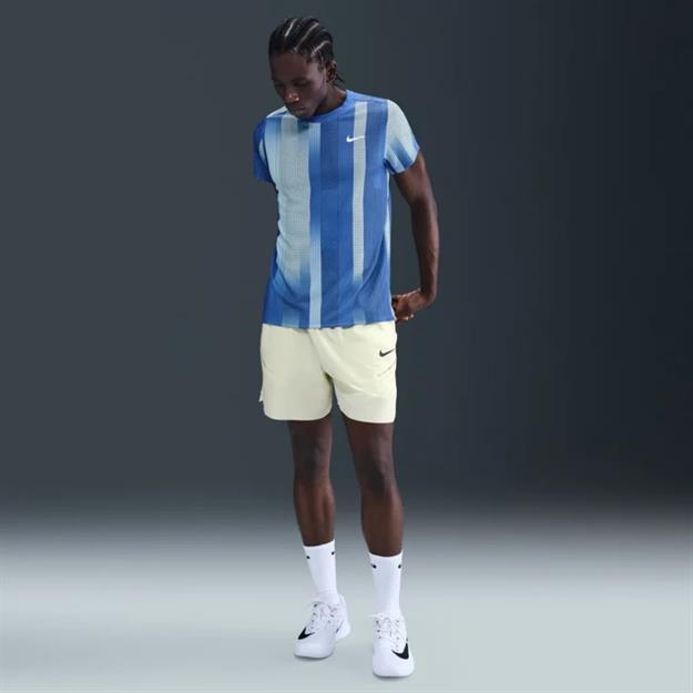 NikeCourt Dri Fit Victory Printed T-Shirt - Mavi