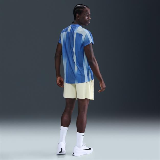 NikeCourt Dri Fit Victory Printed T-Shirt - Mavi