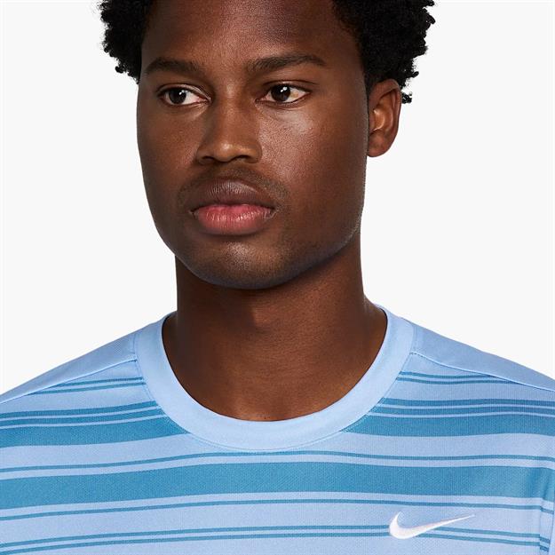 NikeCourt Dri-FIT Victory Tenis T-Shirt - Mavi