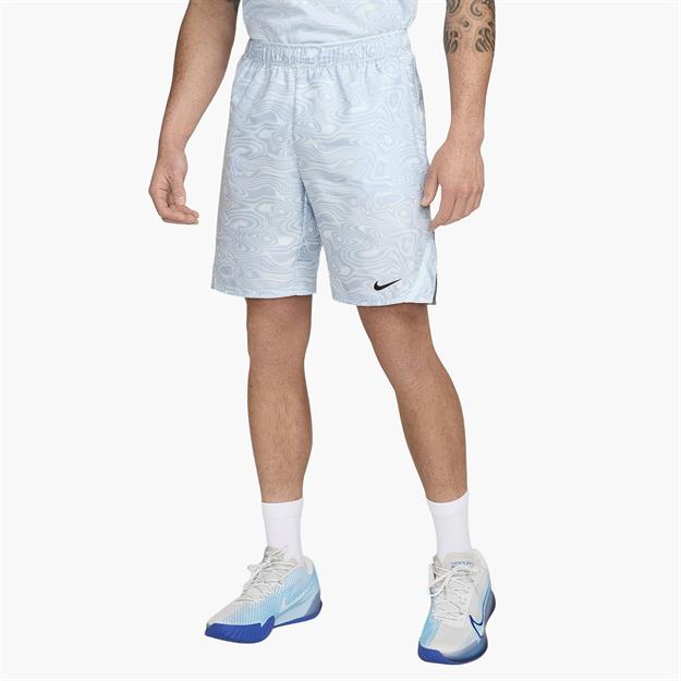 NikeCourt Graphic Victory 23 cm Tenis Şortu - Mavi