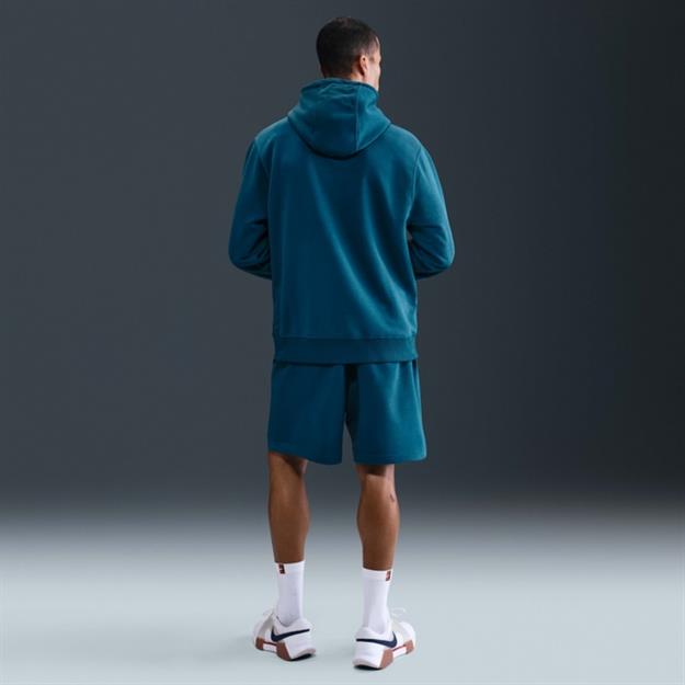 NikeCourt Heritage Dri-FIT Fransız Havlu Kapüşonlu Sweatshirt - Mavi