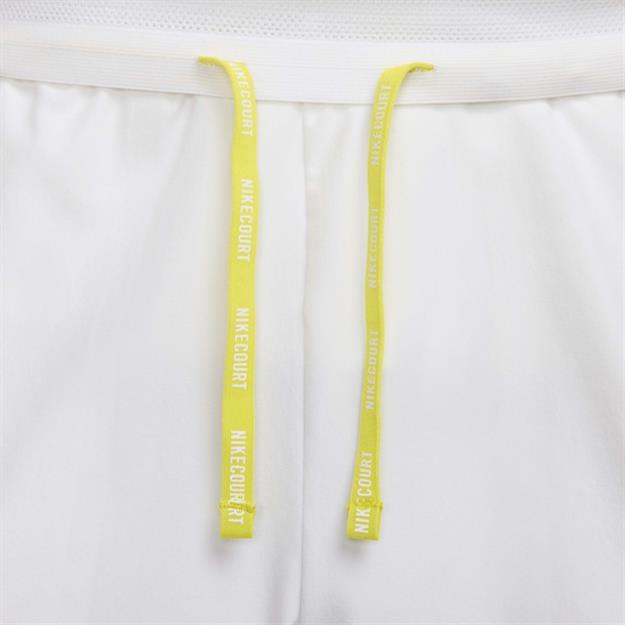 NikeCourt Slam Dri-FIT 15 cm Tenis Şortu - Beyaz