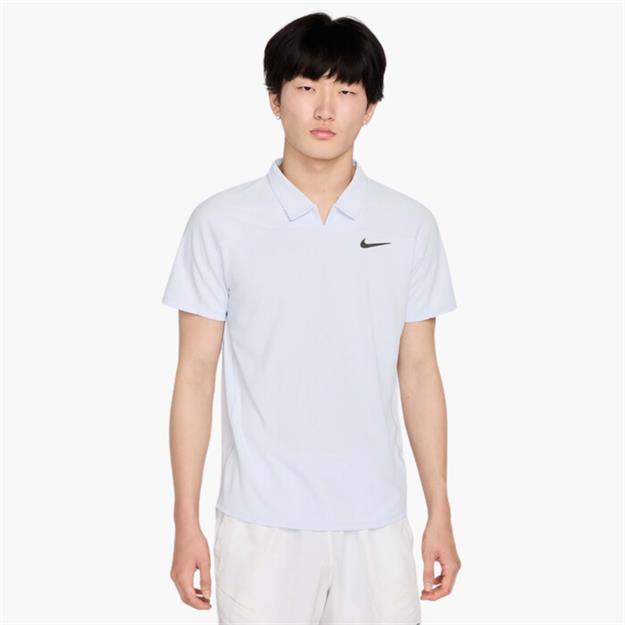 NikeCourt Slam Dri-FIT ADV Polo Yaka Tenis T-Shirt - Gri
