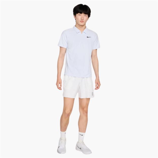 NikeCourt Slam Dri-FIT ADV Polo Yaka Tenis T-Shirt - Gri