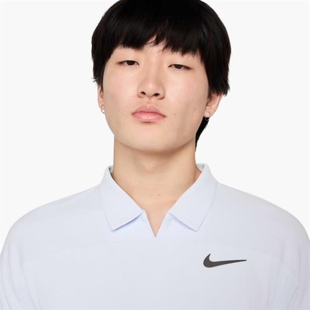 NikeCourt Slam Dri-FIT ADV Polo Yaka Tenis T-Shirt - Gri