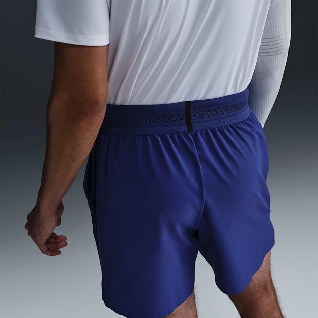NikeCourt Slam Dri-FIT Erkek Tenis Şortu 15 cm - Lacivert