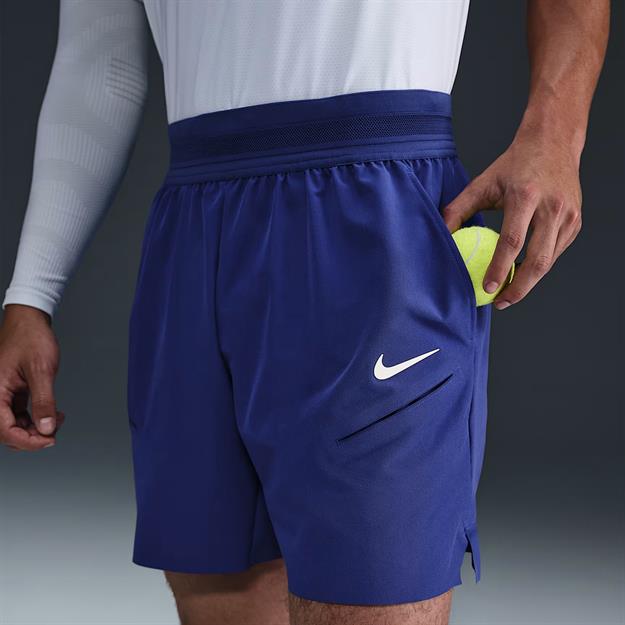 NikeCourt Slam Dri-FIT Erkek Tenis Şortu 15 cm - Lacivert