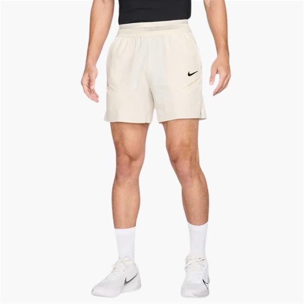 NikeCourt Slam Dri-FIT Erkek Tenis Şortu 15 cm - Krem