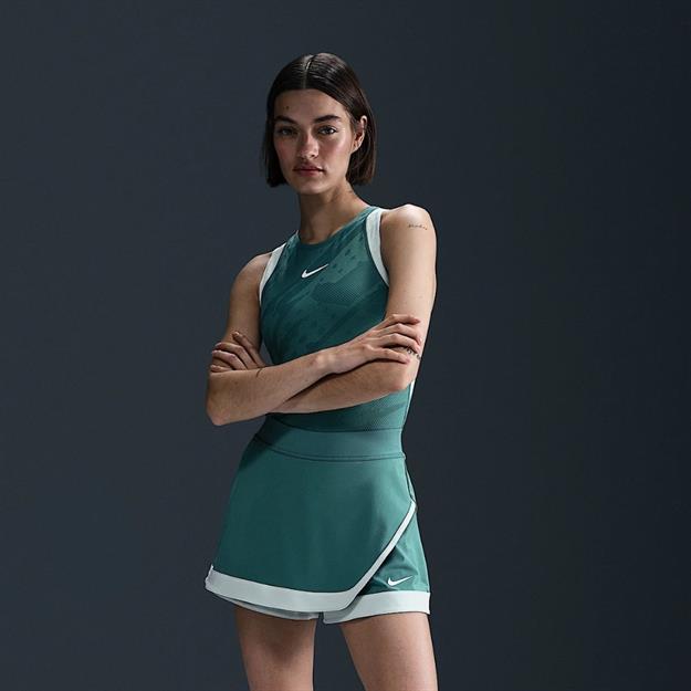 NikeCourt Slam Dri-FIT Şort-Etek - Yeşil