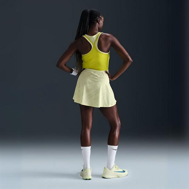 NikeCourt Slam Dri-FIT Tenis Elbisesi - Sarı