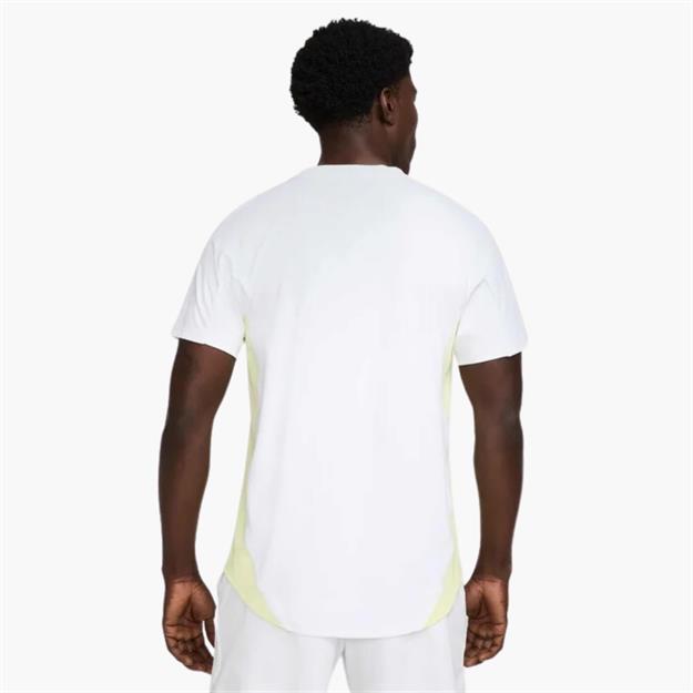 NikeCourt Slam Dri-FIT Tenis T-Shirt - Beyaz