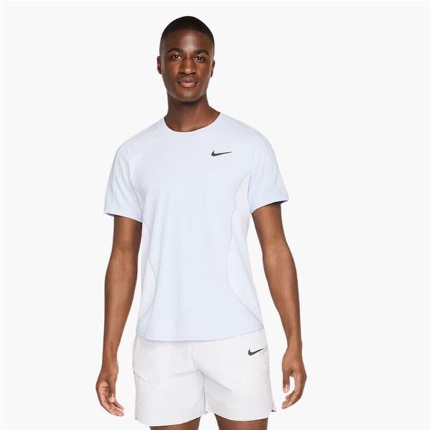 NikeCourt Slam Dri-FIT Tenis T-Shirt - Gri