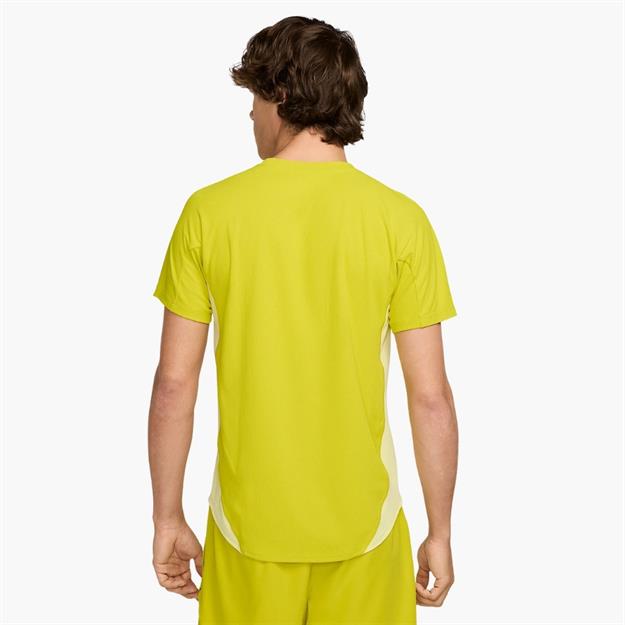 NikeCourt Slam Dri-FIT Tenis T-Shirt - Sarı