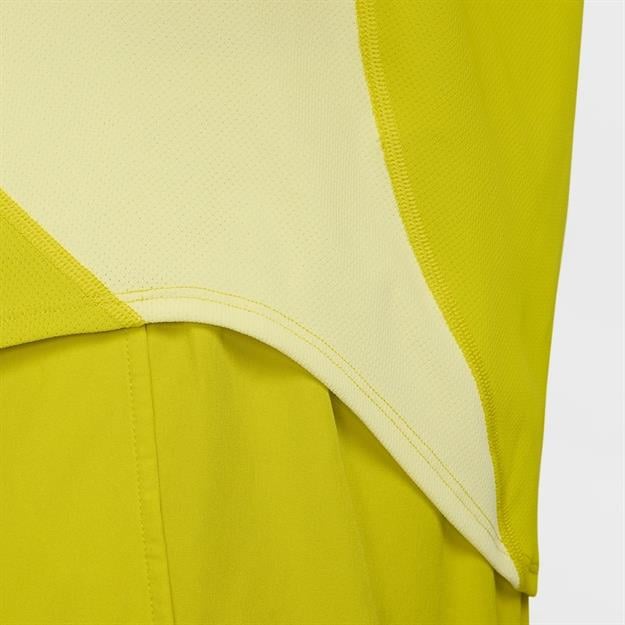 NikeCourt Slam Dri-FIT Tenis T-Shirt - Sarı