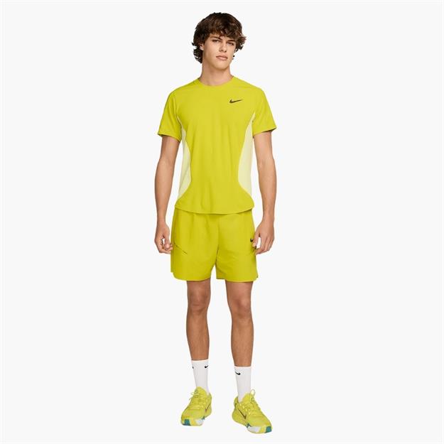 NikeCourt Slam Dri-FIT Tenis T-Shirt - Sarı