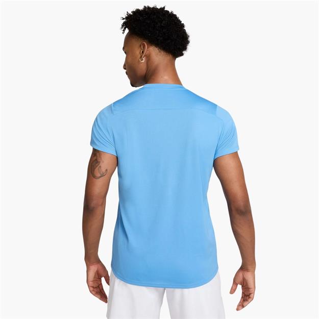 NikeCourt Victory Dri-FIT Tenis T-Shirt - Mavi