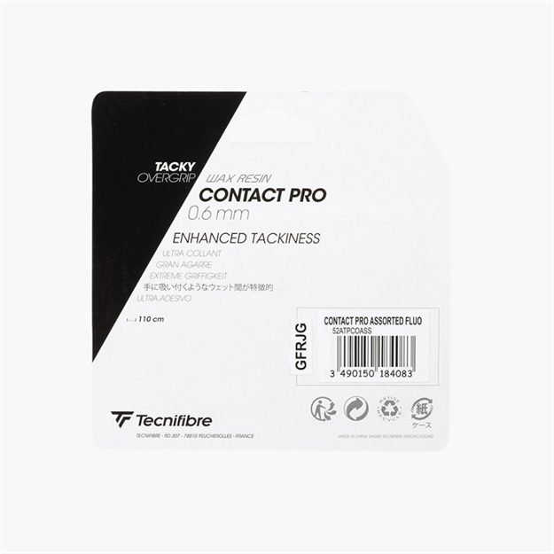 Tecnifibre Contact Pro Overgrip Unisex Renkli Raket Gribi