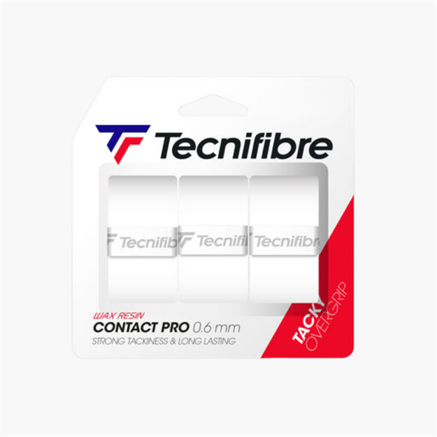 Tecnifibre Contact Pro Overgrip Unisex -Beyaz Raket Gribi