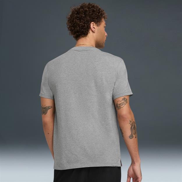 Wilson Team Graphic Tee MedGray Hthr Script