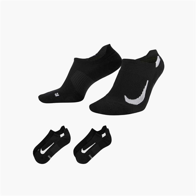 Nike Multiplier Running No-Show Unisex 2'li Çorap - SX7554-010