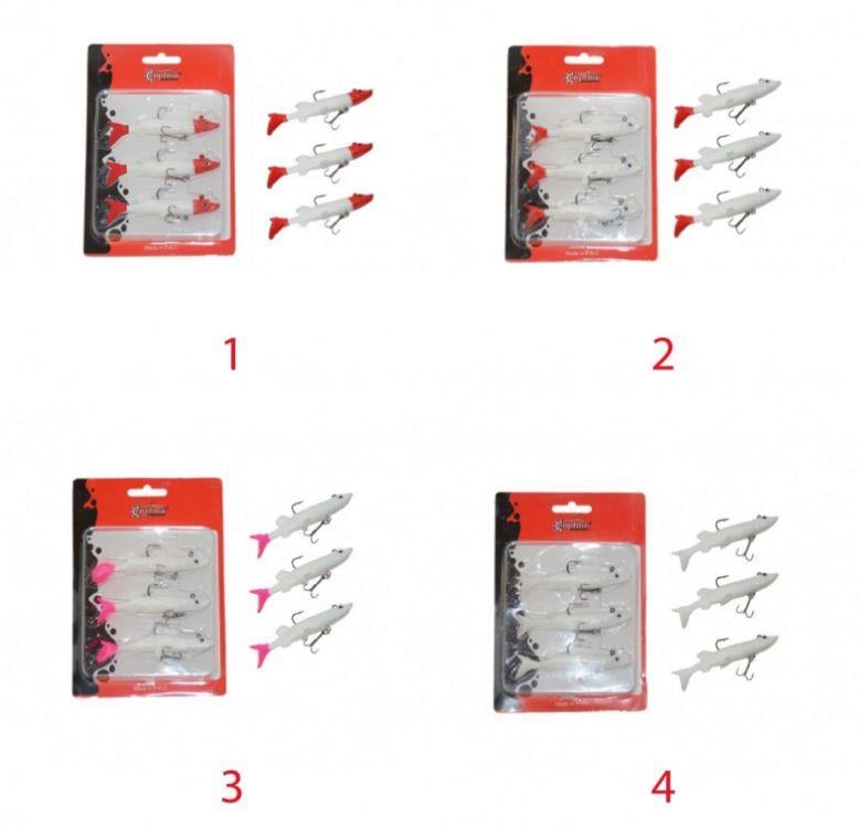 Captain 3066 Pluse Soft 10cm Turna Silikonu 3lü Set Suni Yem