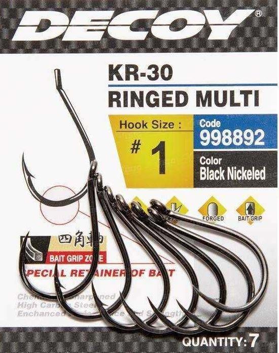 DECOY KR-30 Delikli Ringed Multi Olta İğnesi