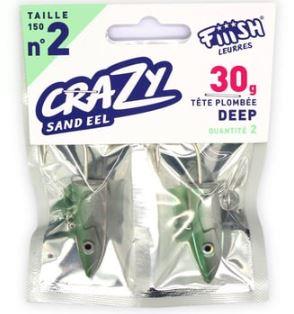 Crazy Sandeel CSE150/2 CSE222 30gr Deep Jig Head