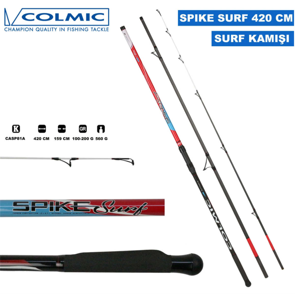 COLMIC Spike Surf 4,20mt (100-200gr) - LR