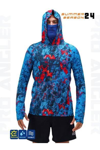 Fujin Pro Angler S24 Buff&Hoodie Red Reef