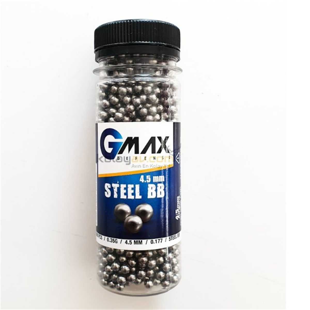 GMax Defense Steel BB 4,5 mm BBs Saçma (1500 Adet)