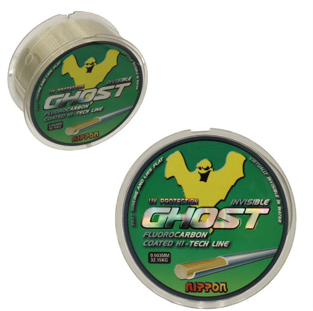 Nippon Ghost 300 mt Fluoro Carbon Misina - 0.17 mt.
