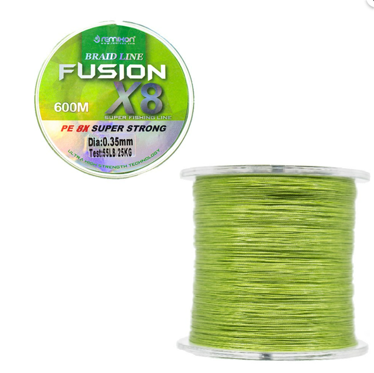 Remixon Fusion 600m X8 Green İp Misina