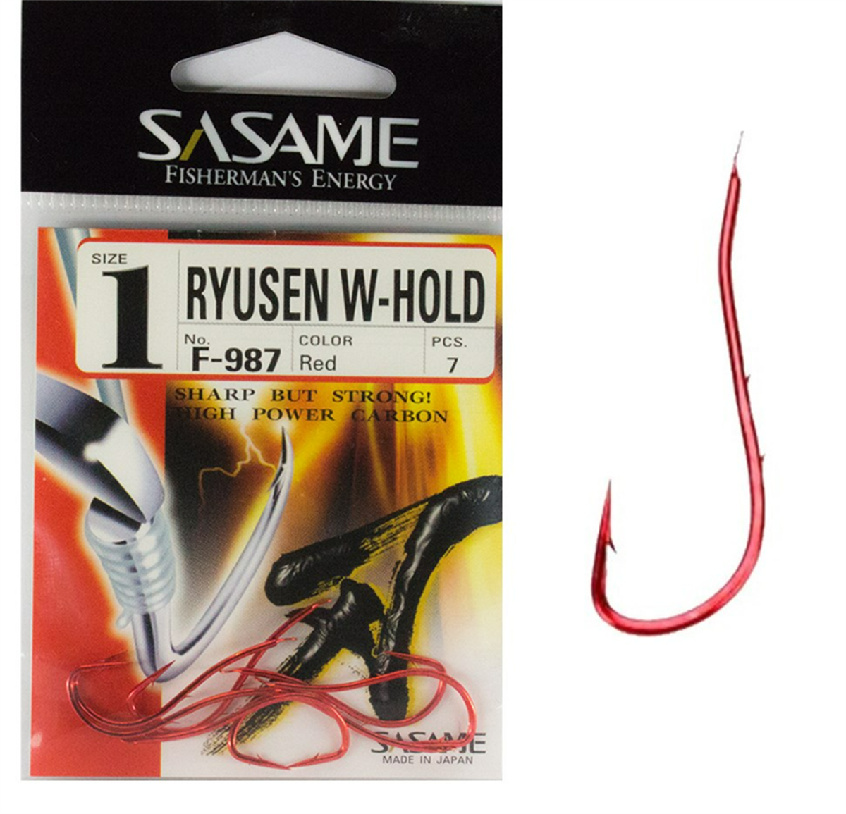 Sasame Ryusen W-Hold Red F-987 Serisi Olta İğnesi