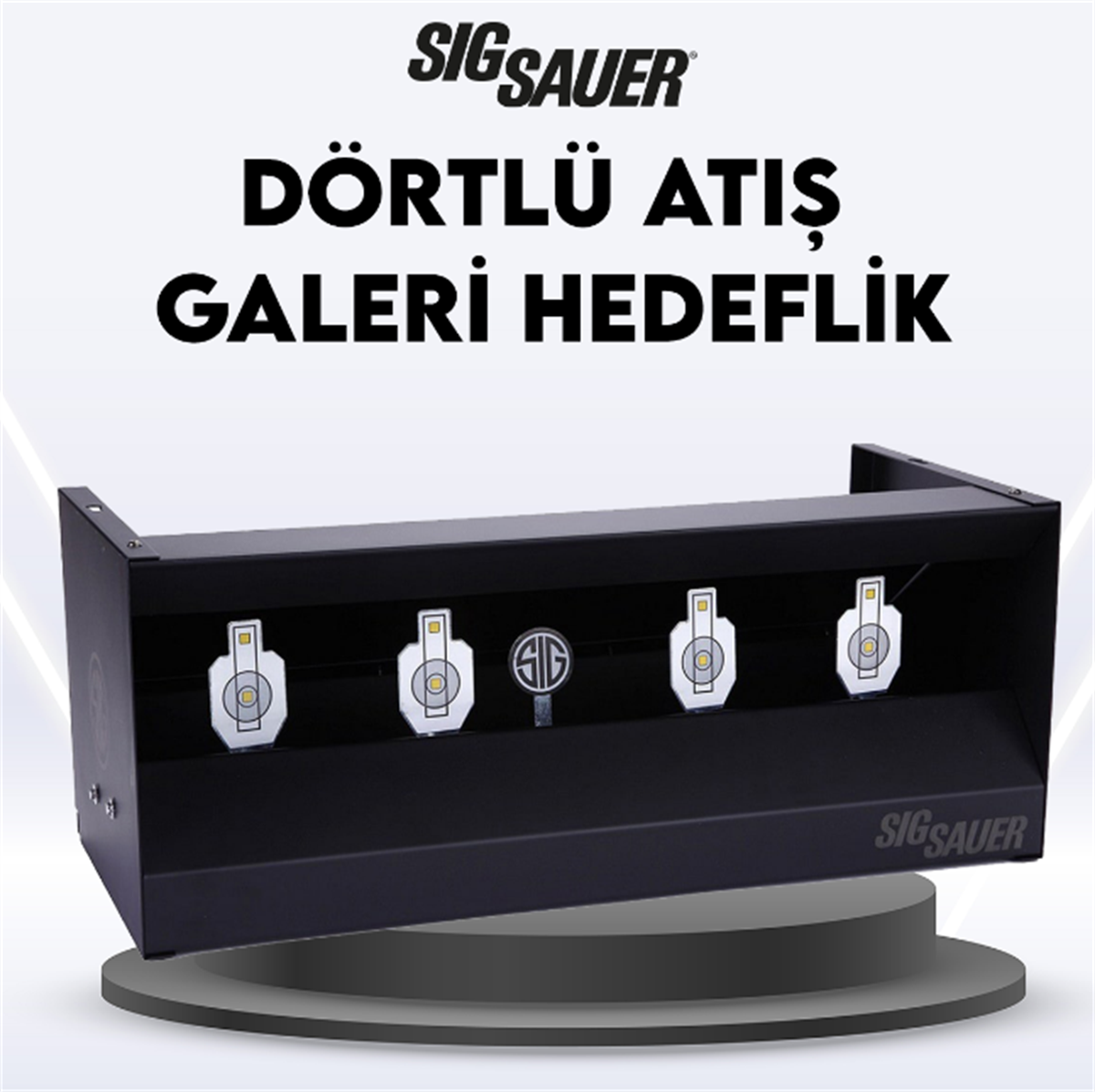 SIG SAUER DÖRTLÜ ATIŞ GALERİ HEDEFLİK