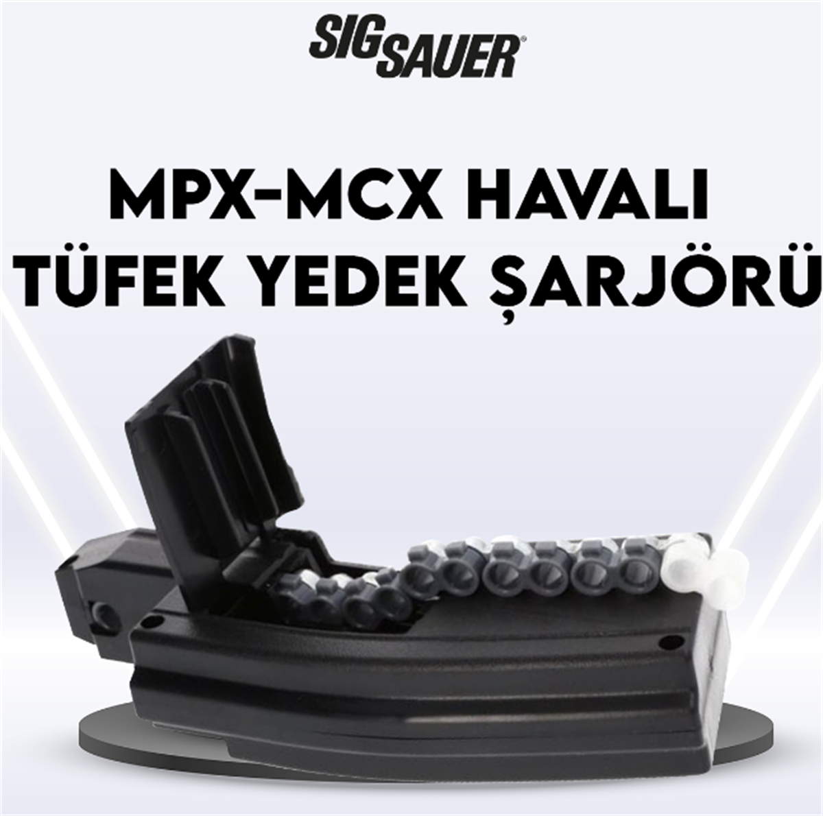 SIG SAUER MPX-MCX HAVALI TÜFEK YEDEK ŞARJÖRÜ