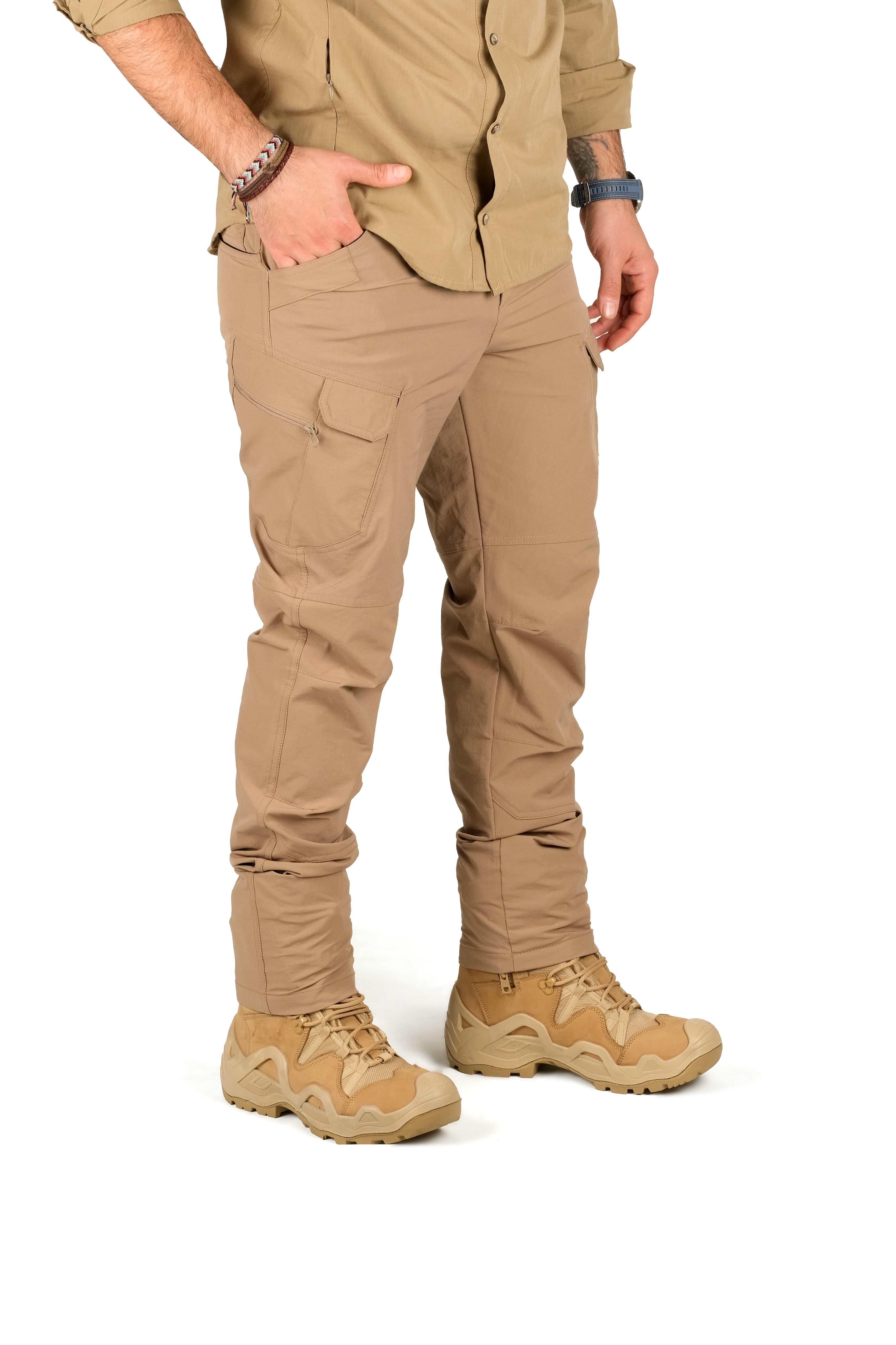Bej Renk Tactical Pantolon