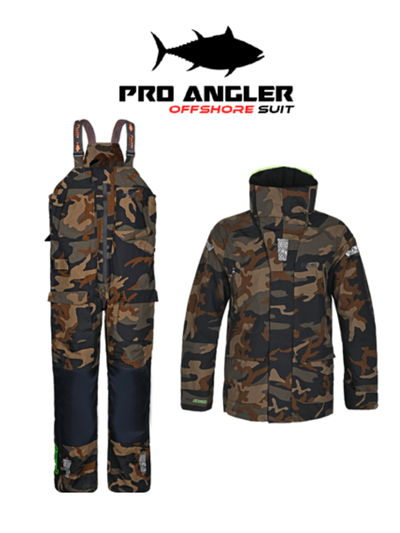 Fujin Pro Angler Off Shore Suit Camo Navy
