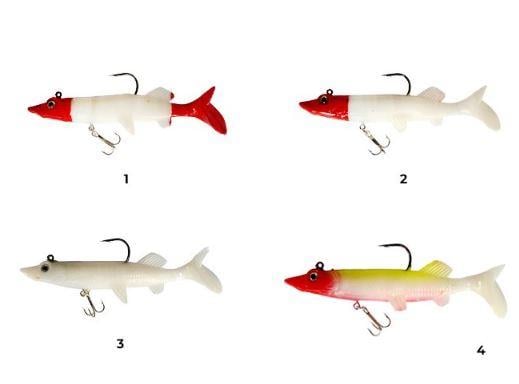 Captain 3553 Bobo Pike Soft 12cm Turna Silikonu Suni Balık