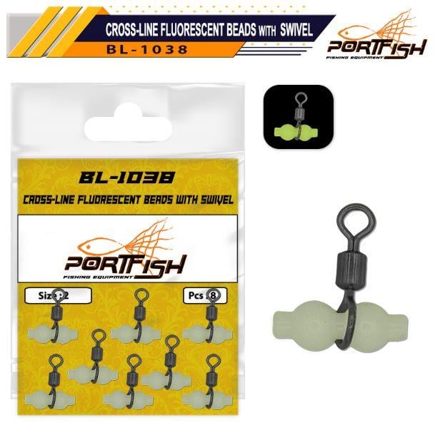 Portfish BL-1038 Üçlü Fosforlu Gezer Fırdöndü