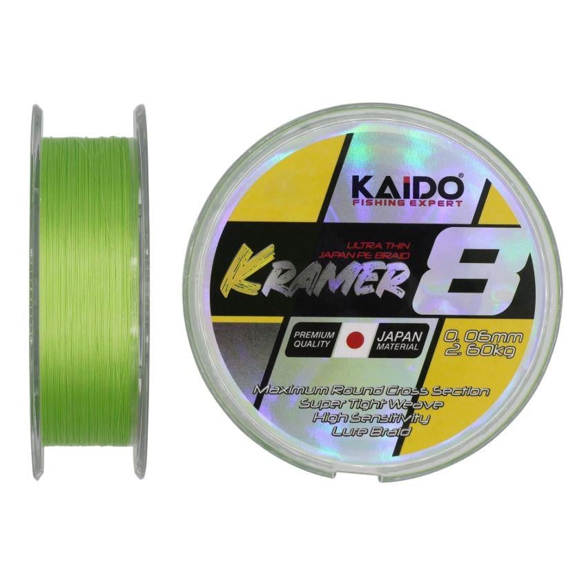 Kramer Japan 8X Braid 250 Mt Lime Green