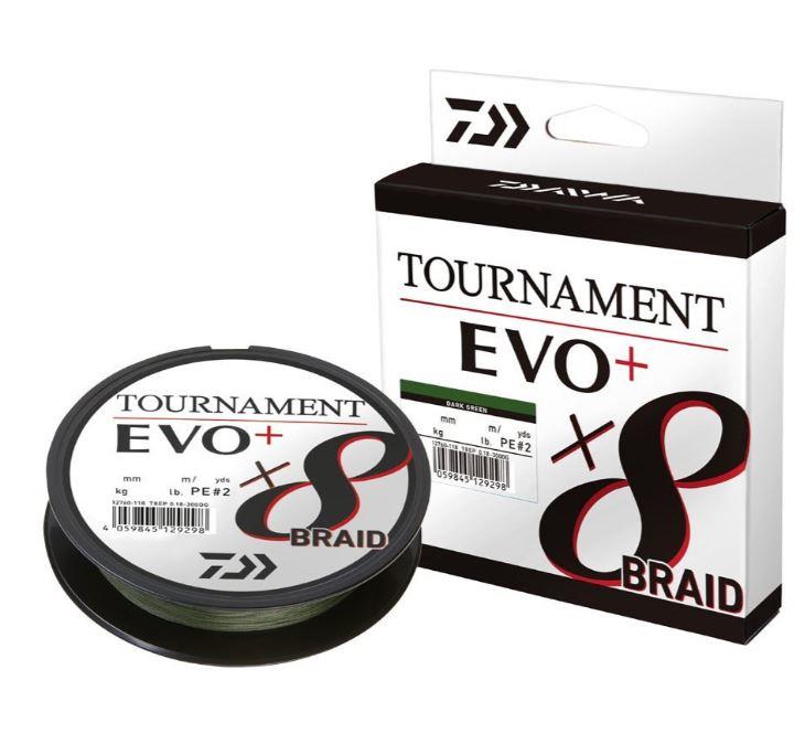 Daiwa Tournament EVO+ 8B Dark Green İp Misina (270m)