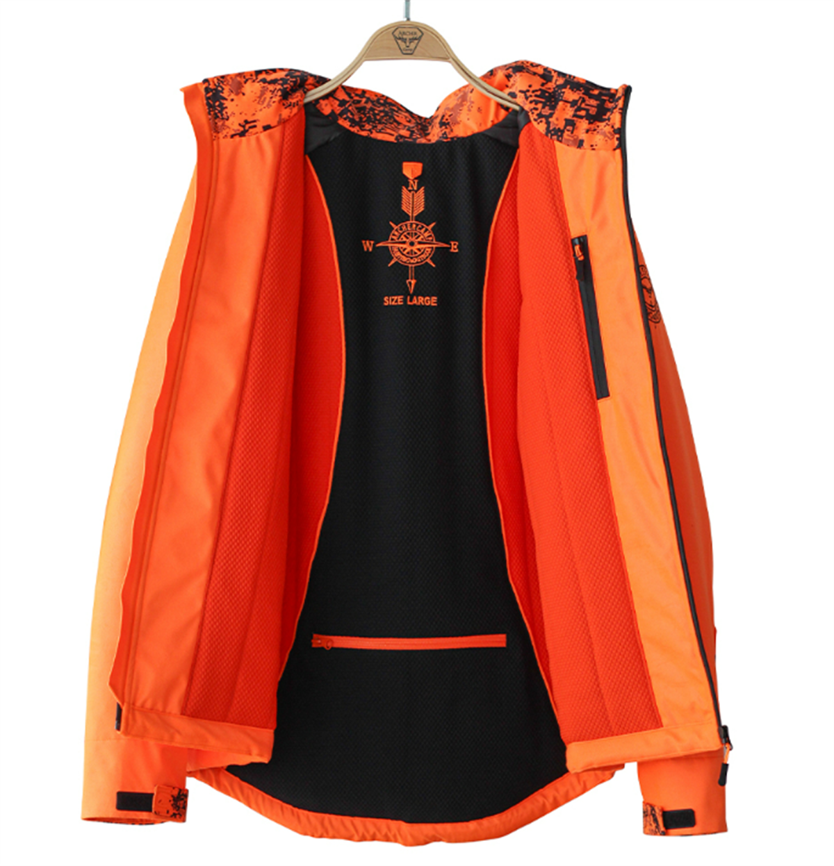 ARCHER Süet Oranj Kamuflaj Garni Mont