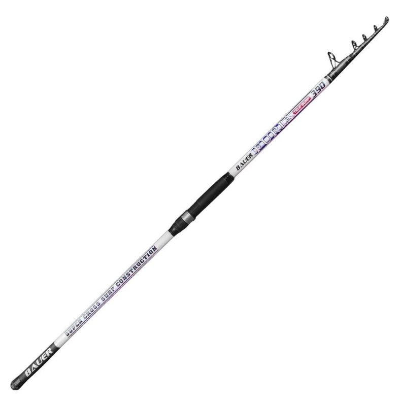 BAUER Furia 3,90mt Teleskopik Karbon Surf Olta Kamışı