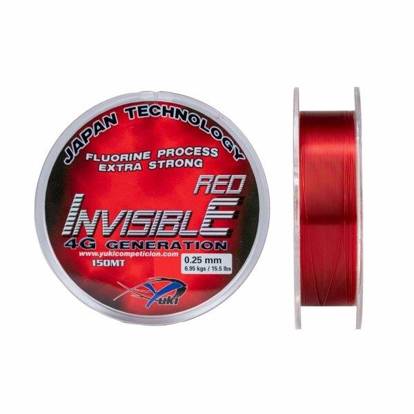 Yuki Invisible Red 300mt 0.30mm Misina