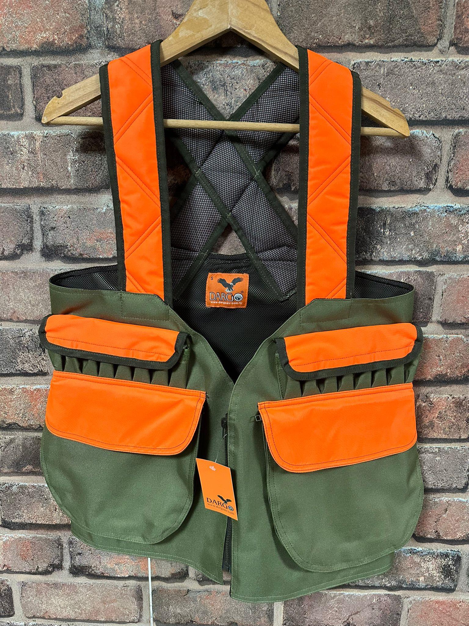 Dargo A01 Haki Nubuk Cordura Camel Avcı Yeleği