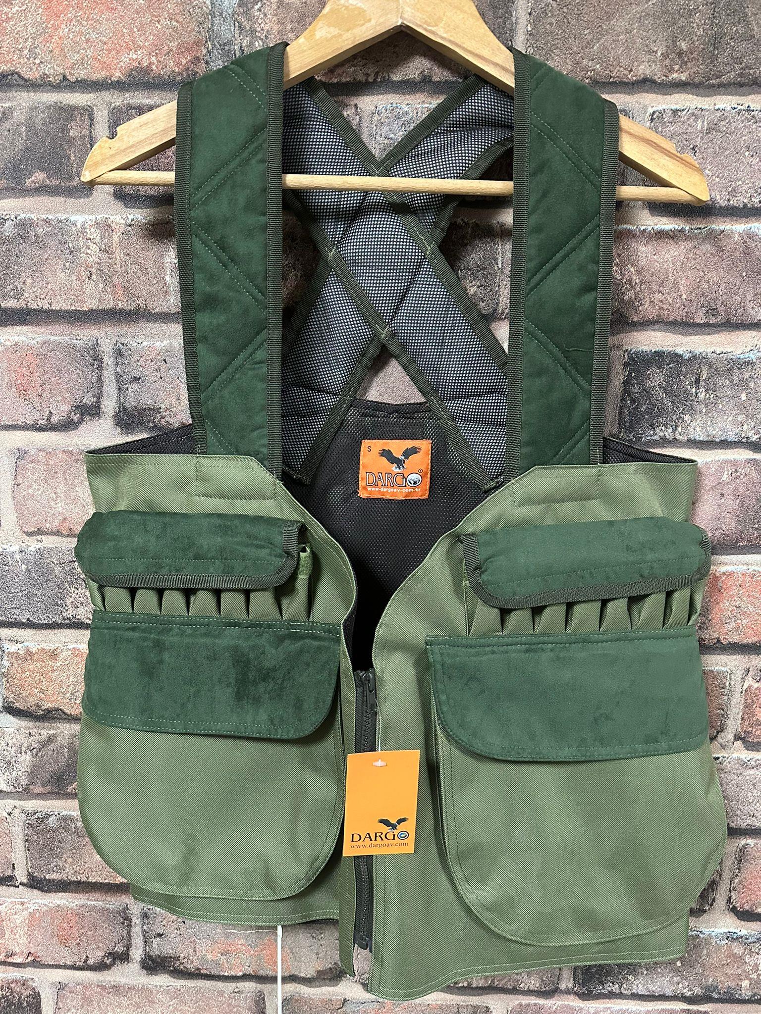 Dargo Özel Cordura Kumaşlı Dijital Desenli Camel Avcı Yeleği