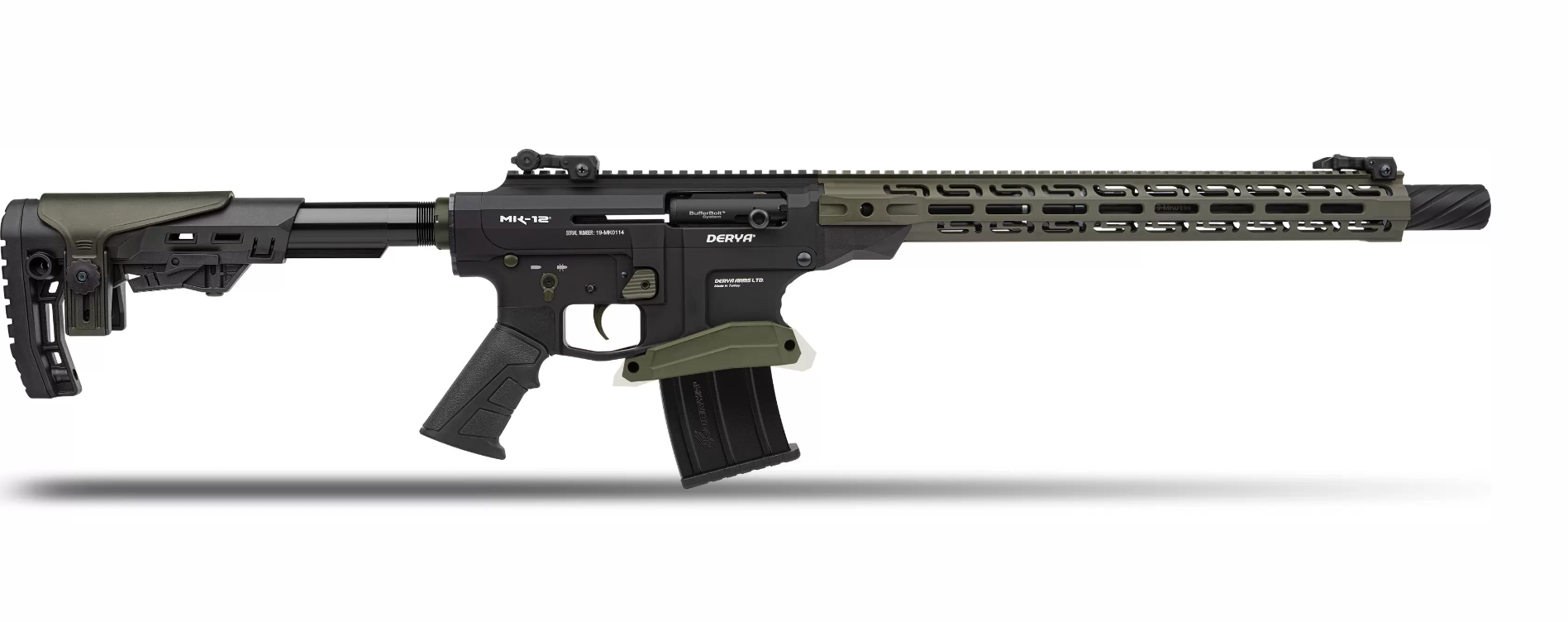 Derya MK-12 AS-103GP Siyah - Haki Full Metal Otomatik Av Tüfeği